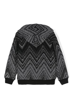 black polyamide jacket MISSONI KIDS | MV4P50Q0054930GR